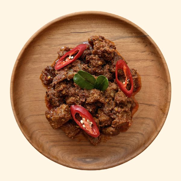 A plate of Sambal Goreng Sengkel